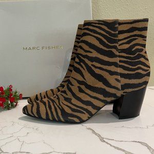 Marc Fisher Parana Booties Tiger Print